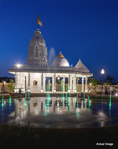 Sai Baba Temple with Musical Fountain