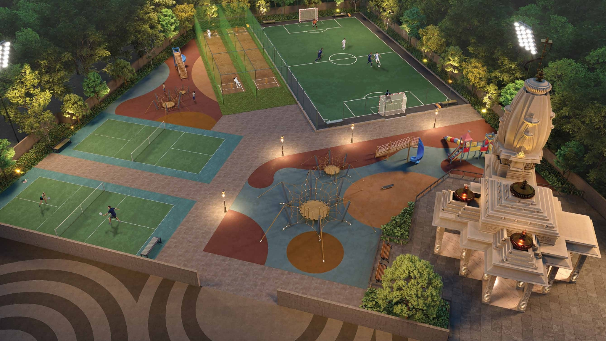 500 M Jogging and Walking Track