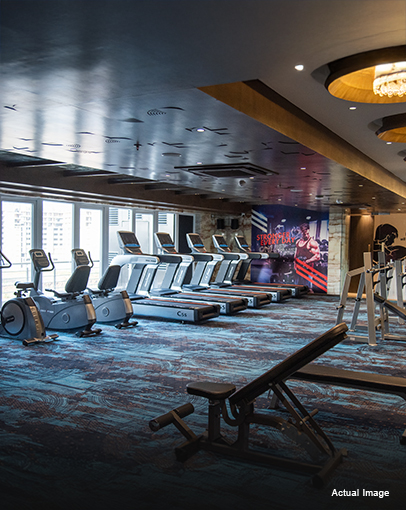 Fully Equipped Air Conditioned Gymnasium
