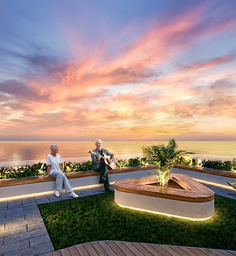 Senior Citizen Zone at Paradise Sai Palm View