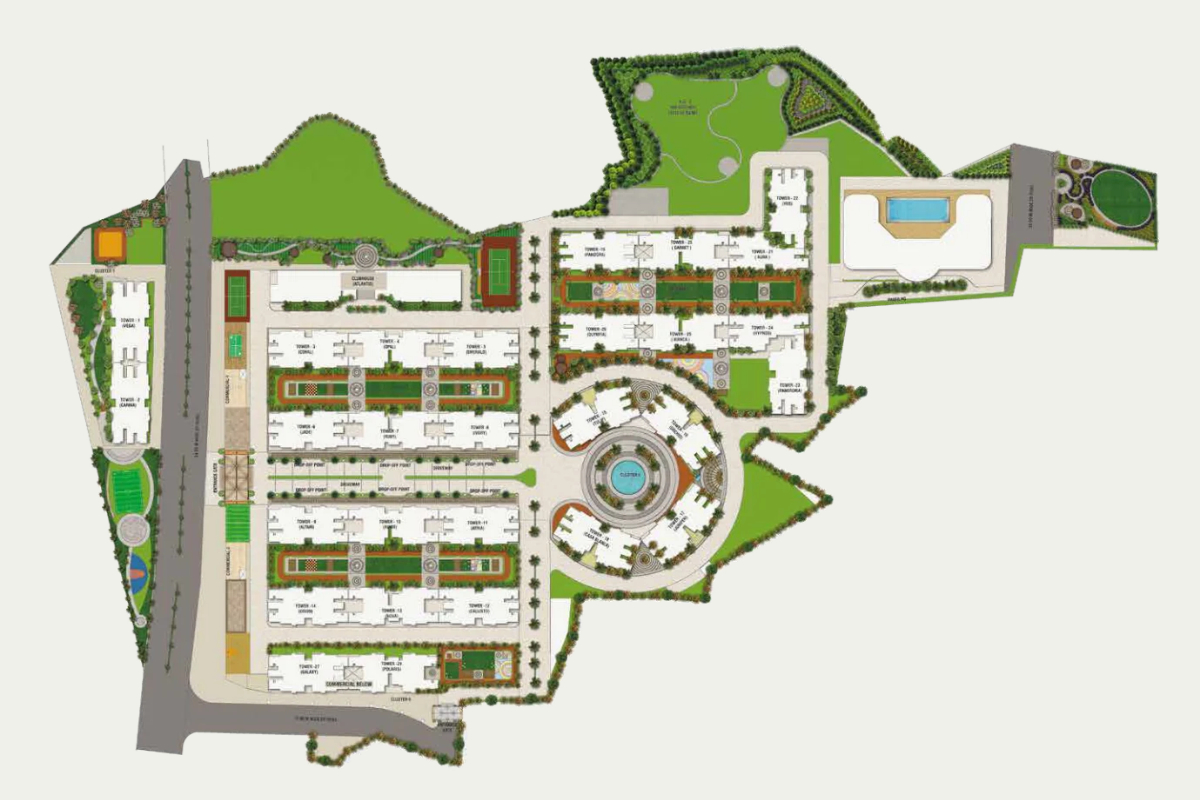 Sai Sun City Master Plan Upper Kharghar