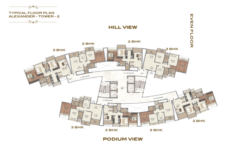 Alexander The Great Tower 2 Floor Plan